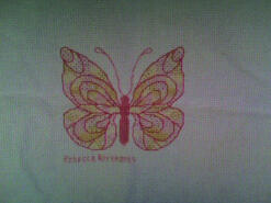 Cross stitch square for Grace W's quilt