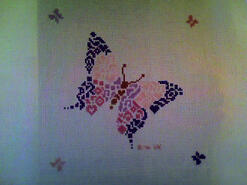 Cross stitch square for Alliza-Lily's quilt