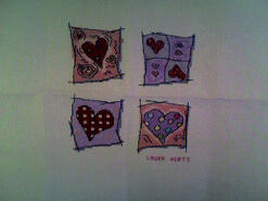 Cross stitch square for Connie-Jean's quilt