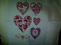 Cross stitch square for Connie-Jean's quilt