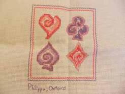 Cross stitch square for any child