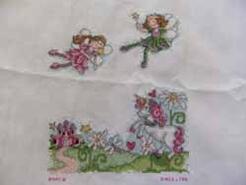 Cross stitch square for Isla S's quilt
