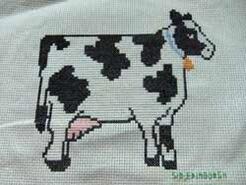 Cross stitch square for Matthew D's quilt