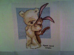 Cross stitch square for Spencer M's quilt