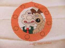 Cross stitch square for Kieran M's quilt