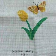 Cross stitch square for Shona G's quilt