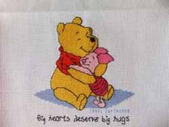 Cross stitch square for Miley I's quilt