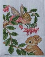 Cross stitch square for Niamh P's quilt
