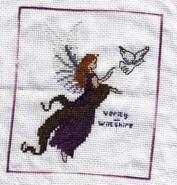 Cross stitch square for Niamh P's quilt