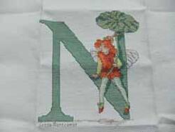 Cross stitch square for Niamh P's quilt
