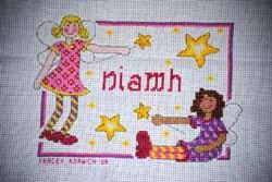 Cross stitch square for Niamh P's quilt