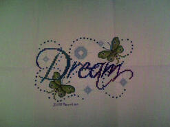 Cross stitch square for Sophie M's quilt