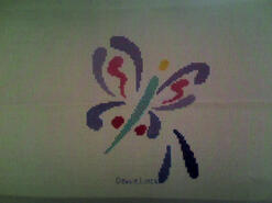 Cross stitch square for Danielle P's quilt