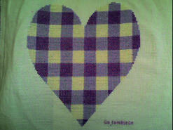 Cross stitch square for Nix L's quilt
