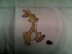 Cross stitch square for Eloise's quilt