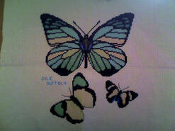 Cross stitch square for Kiera L's quilt