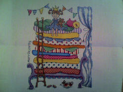 Cross stitch square for Kiera L's quilt