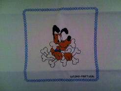 Cross stitch square for Lleyton C's quilt