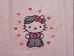 Cross stitch square for Lexi-May's quilt