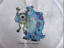 Cross stitch square for Mason F's quilt