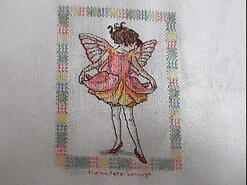 Cross stitch square for Isla S's quilt