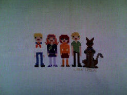 Cross stitch square for Elliott C's quilt