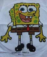 Cross stitch square for Joshua D 's quilt