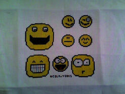 Cross stitch square for Molly G's quilt