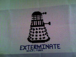 Cross stitch square for Ethan G's quilt