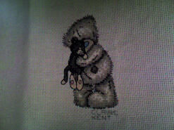 Cross stitch square for Mia M's quilt