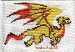 Cross stitch square for Lewis C 's quilt