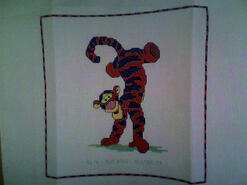 Cross stitch square for Eloise's quilt