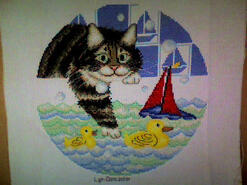Cross stitch square for Bethany L's quilt