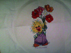 Cross stitch square for Ava M's quilt