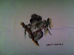 Cross stitch square for Eleanor H's quilt