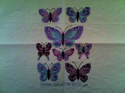 Cross stitch square for Courtney D's quilt