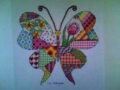 Cross stitch square for Courtney D's quilt