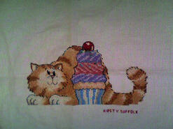 Cross stitch square for Daisy May S's quilt