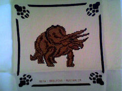 Cross stitch square for Darien G's quilt