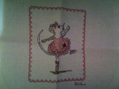 Cross stitch square for Erika M 's quilt