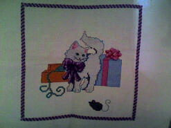 Cross stitch square for Bethany L's quilt