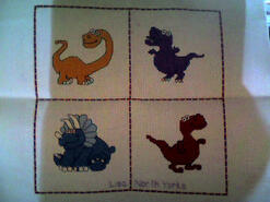 Cross stitch square for Darien G's quilt