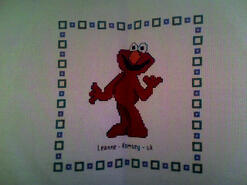 Cross stitch square for Zac C's quilt