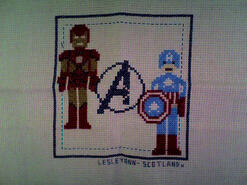 Cross stitch square for Mason C's quilt