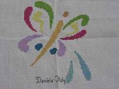 Cross stitch square for Kayley L's quilt