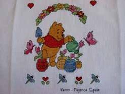 Cross stitch square for Kayley L's quilt