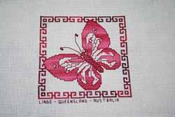 Cross stitch square for Kayley L's quilt