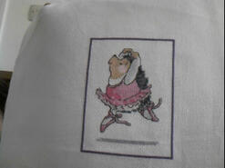 Cross stitch square for Harmonie-Rose's quilt
