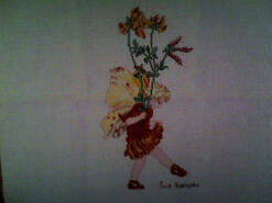 Cross stitch square for Clarice P's quilt