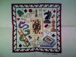 Cross stitch square for Tom H's quilt